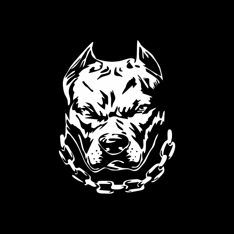 Motorcycle Gear For Dogs - Fun Dog head creative car window