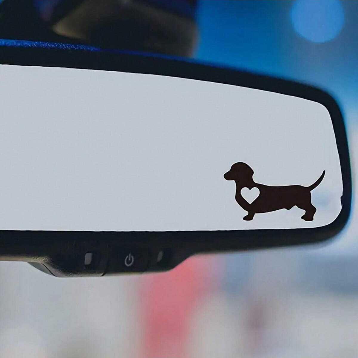 1 Pack Shape Dachshund Car Sti - Motorcycle Gear For Dogs review and price