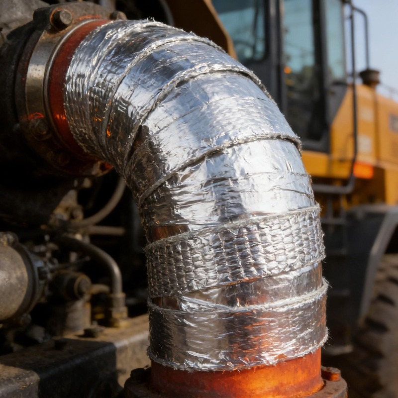 Car Exhaust Pipe Insulation Ta - Exhaust Wrap Titanium review and price