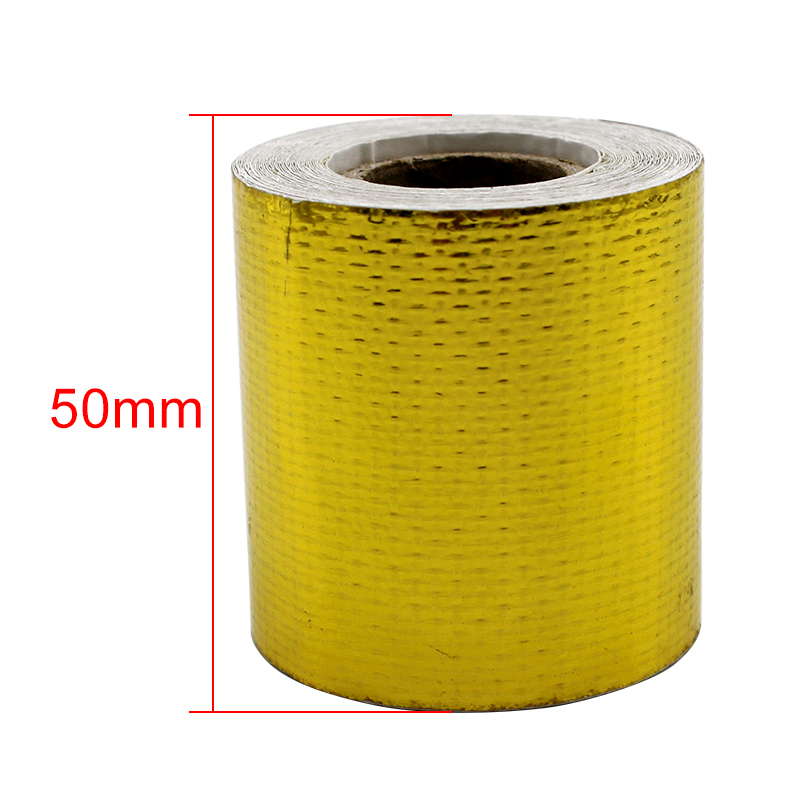 1m 5m 10m Gold Car Motorcycle  - Exhaust Wrap Titanium review and price