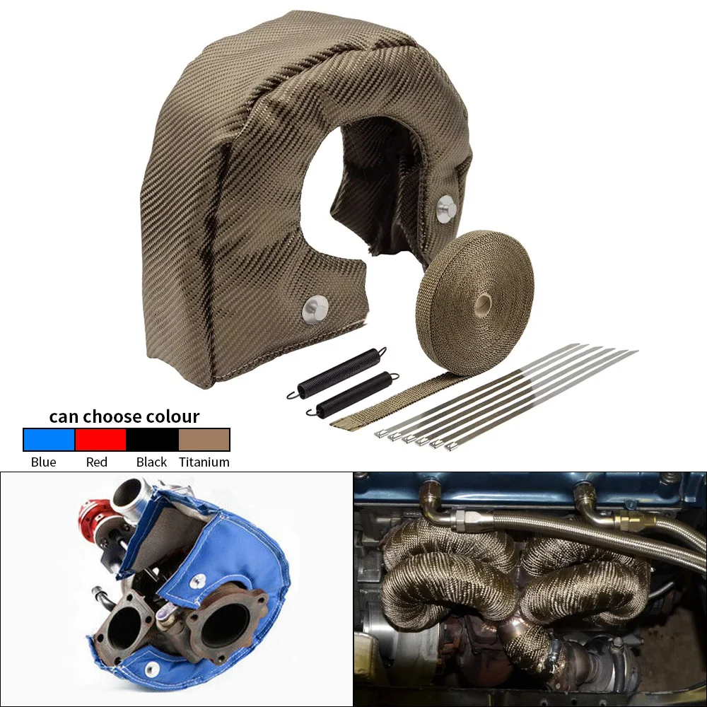 T25 T3 T4 T6 Car Titanium Turb - Exhaust Wrap Titanium review and price