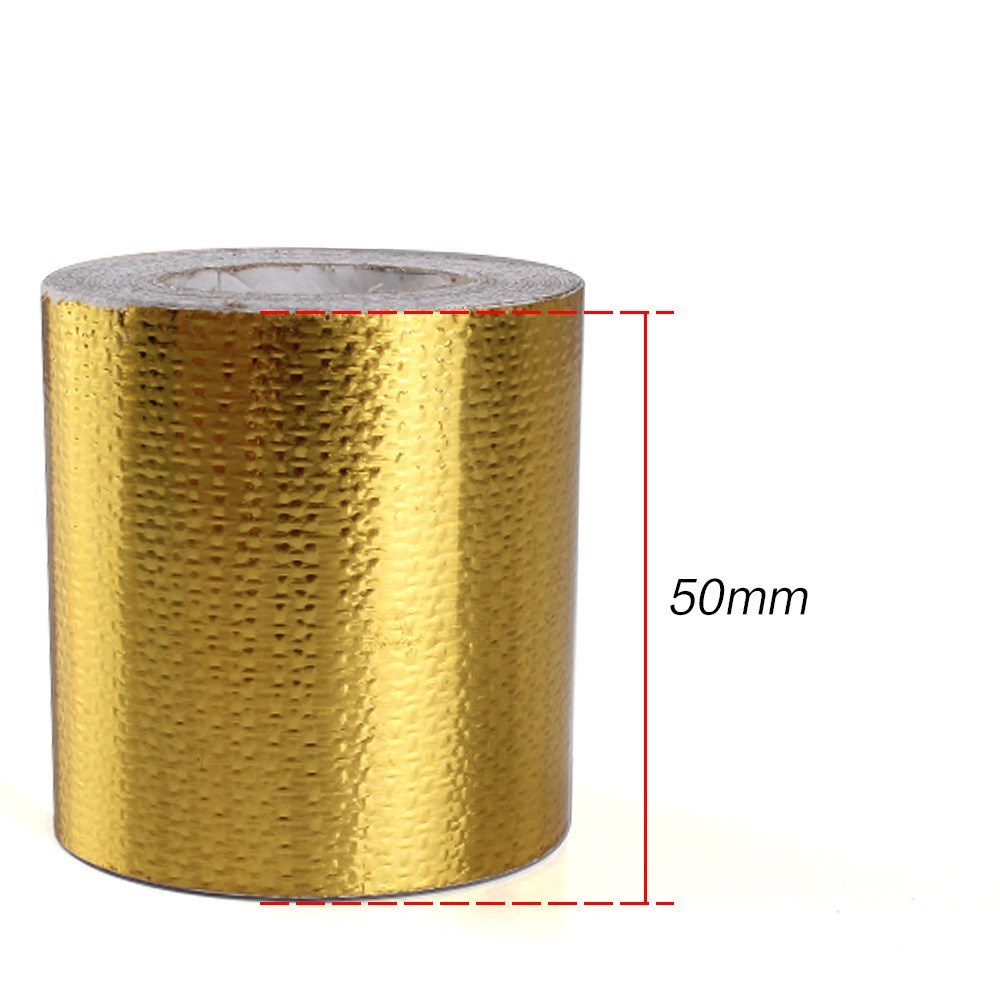 Gold Thermal Exhaust Tape 5/9/ - Exhaust Wrap Titanium review and price