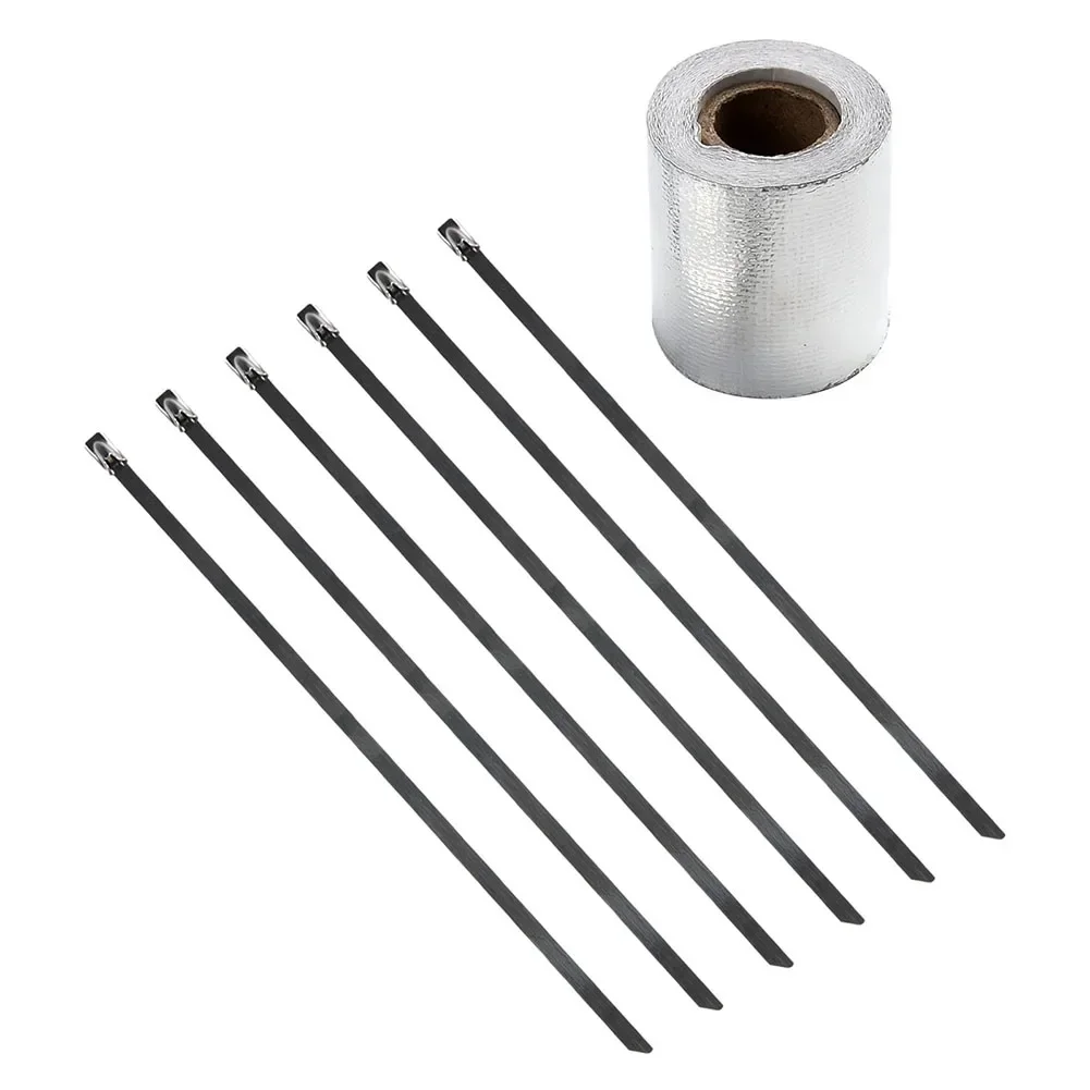 1 Roll Of Car Heat Protection  - Exhaust Wrap Titanium review and price