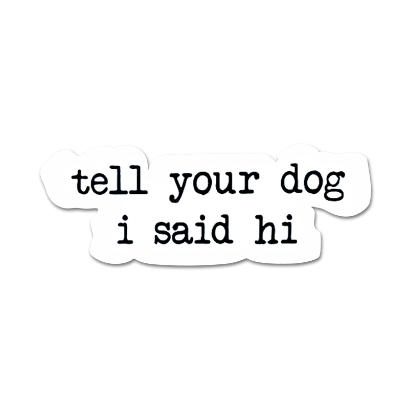 Creative text stickers tell yo - Motorcycle Gear For Dogs review and price