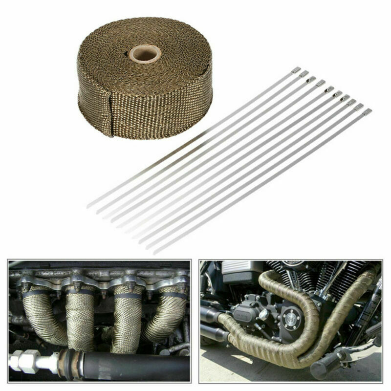 10M Motorcycle Exhaust Systems - Exhaust Wrap Titanium review and price