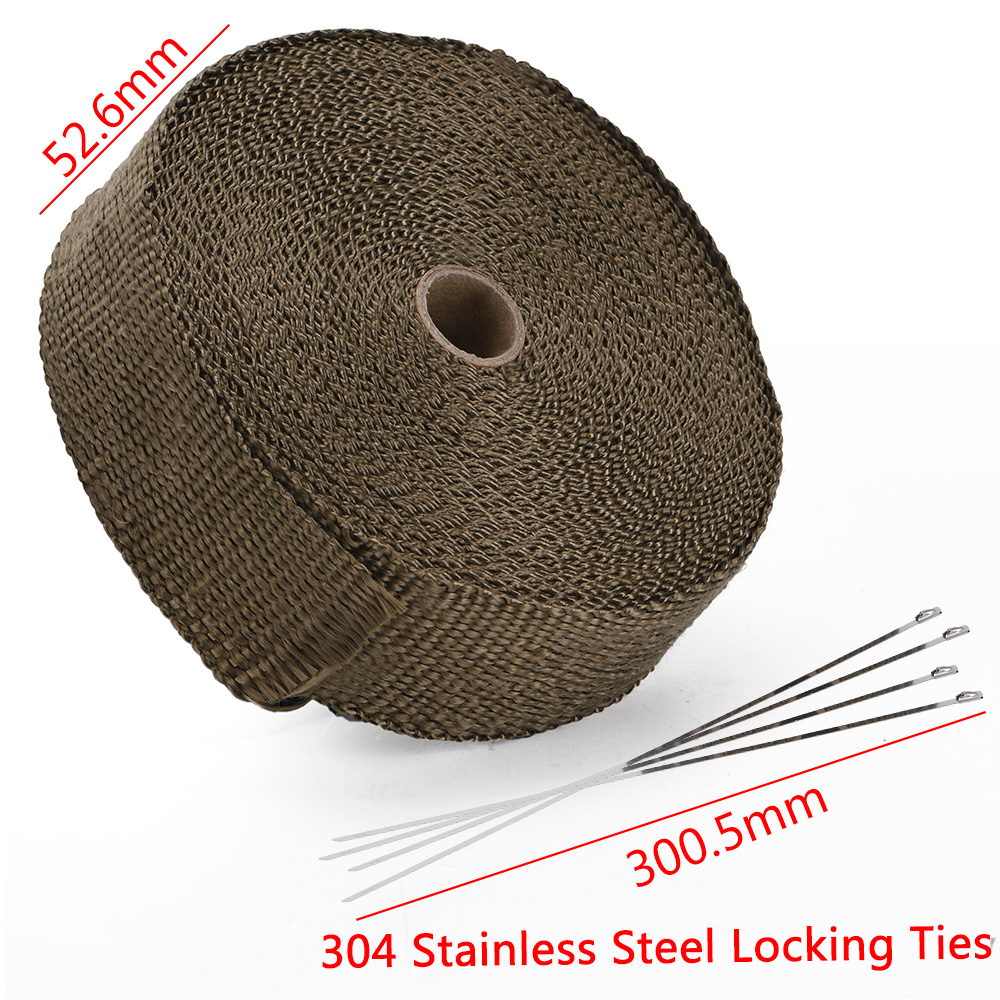WLR RACING - 15M Premium Exhau - Exhaust Wrap Titanium review and price